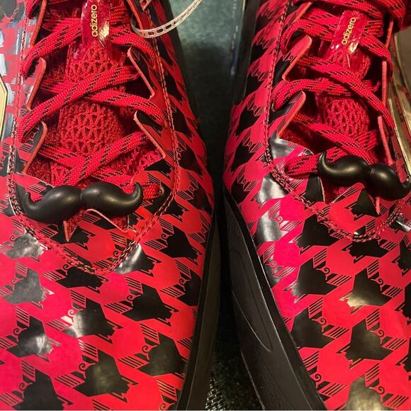 Adidas Cleats Adizero 2015 Cincinnati Red Gold Black Mens 14 NEW Baseball 753001 main image 5